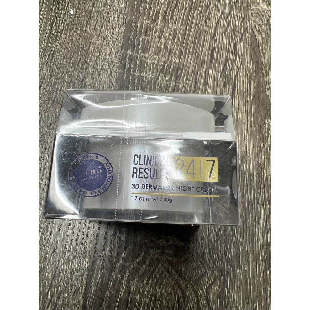 Clinical Results 24/7 3D Dermal Rx Night Cream 1.7 oz 50g New Sealed - Picture 2 of 10